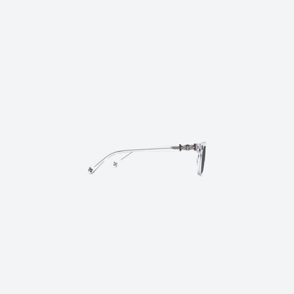 Óculos Cross Silver Sol FERIZ Transparente Prata, vista lateral