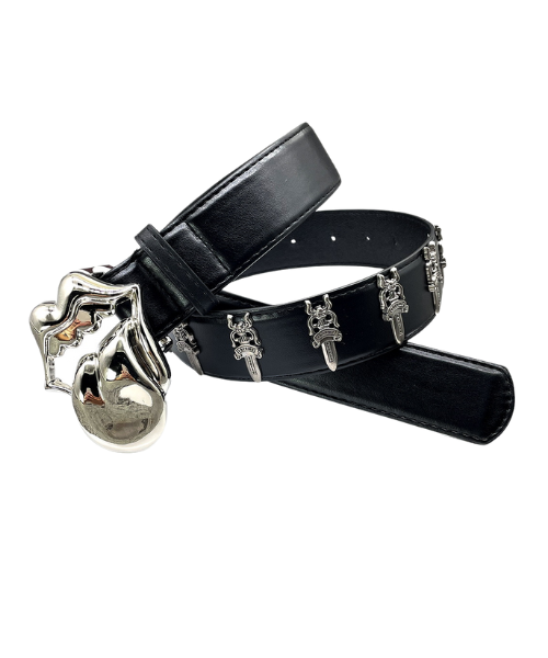 Cinto Chrome Hearts Rolling Stones