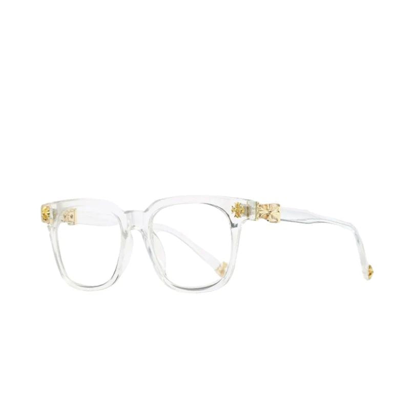 Chrome Hearts Cross Silver Clear Gold