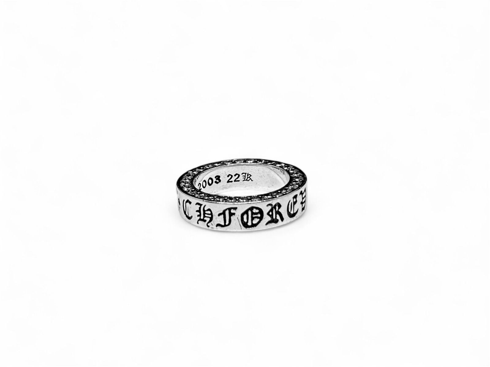 Chrome Hearts Spacer Forever Ring Sterling Silver
